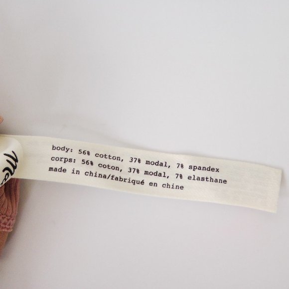 NWT Madewell Rib Knit Front Button Bralette – Comfy Lounge or Layering Essential - Picture 10 of 10